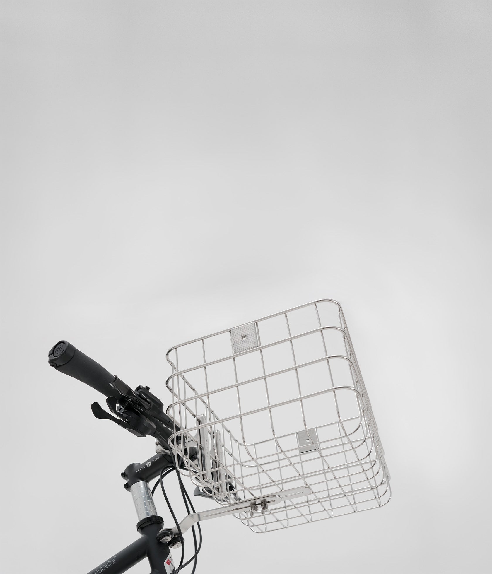 FlyingBodo Hundefahrradkorb mit stabiler Edelstahlhalterung am Fahrradlenker