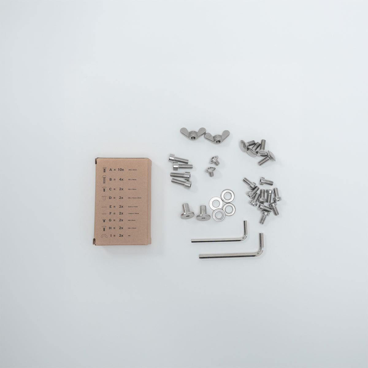 FlyingBodo Schrauben-Set – komplett