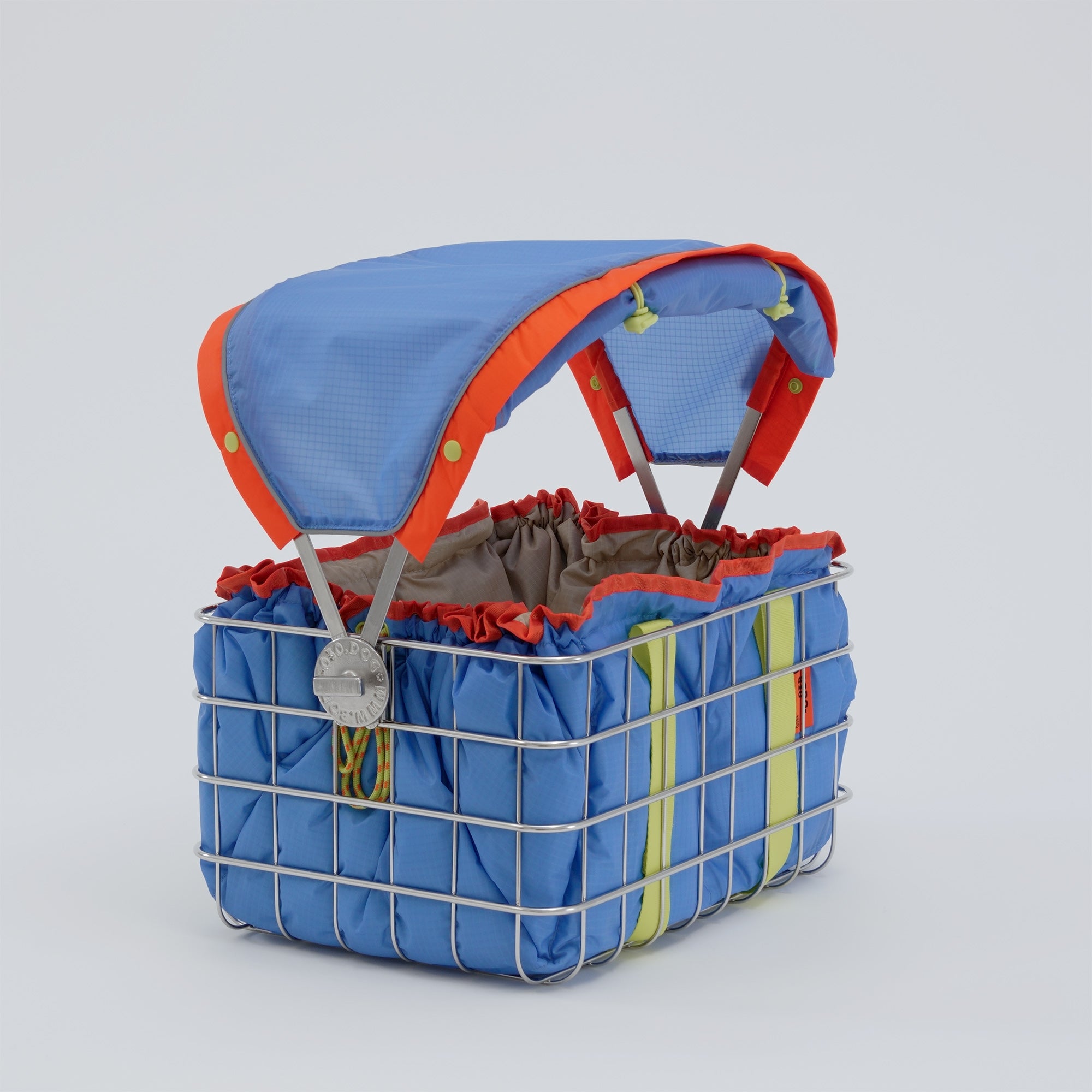 Hundefahrradorb vorne am Lenker mit Sonnendach